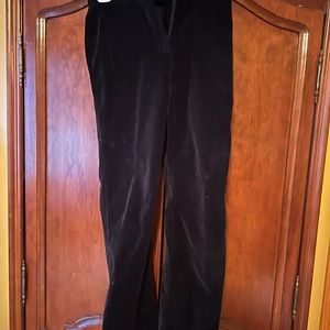 Velveteen straight leg pant. Two pair. Consider Pairing with listed jacket.